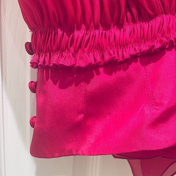 NWOT NINA RICCI SILK SLEEVELESS TOP / BLOUSE - Picture 8 of 11